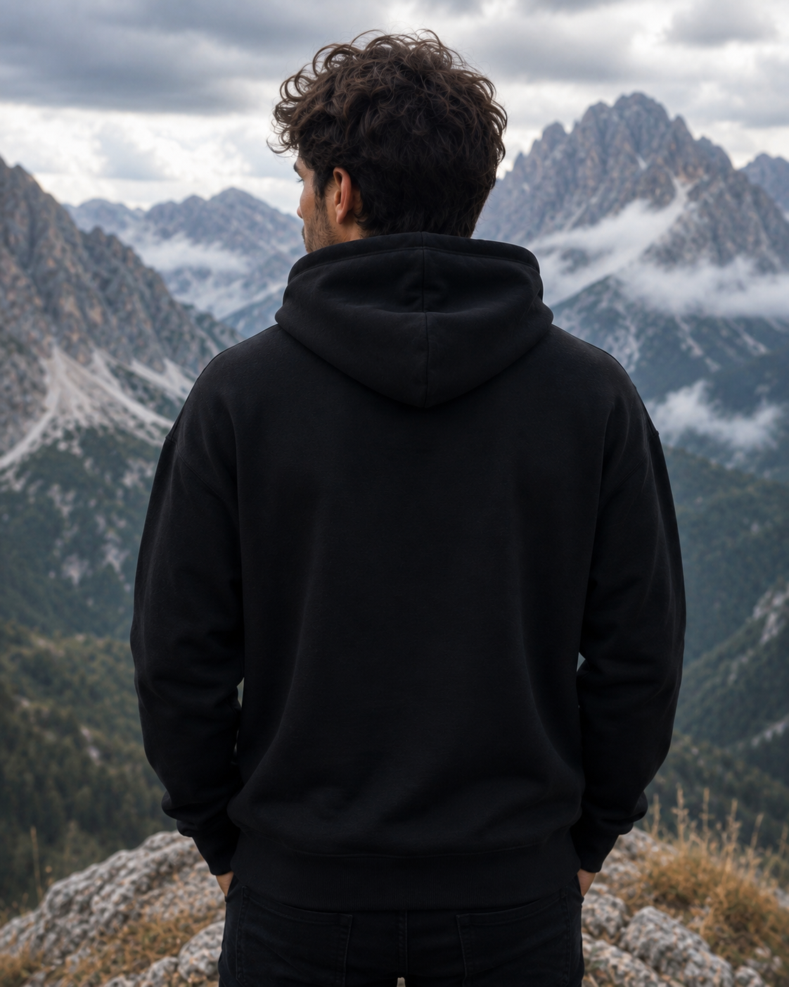 Newport England Black Premium Pullover Hoodie for Men