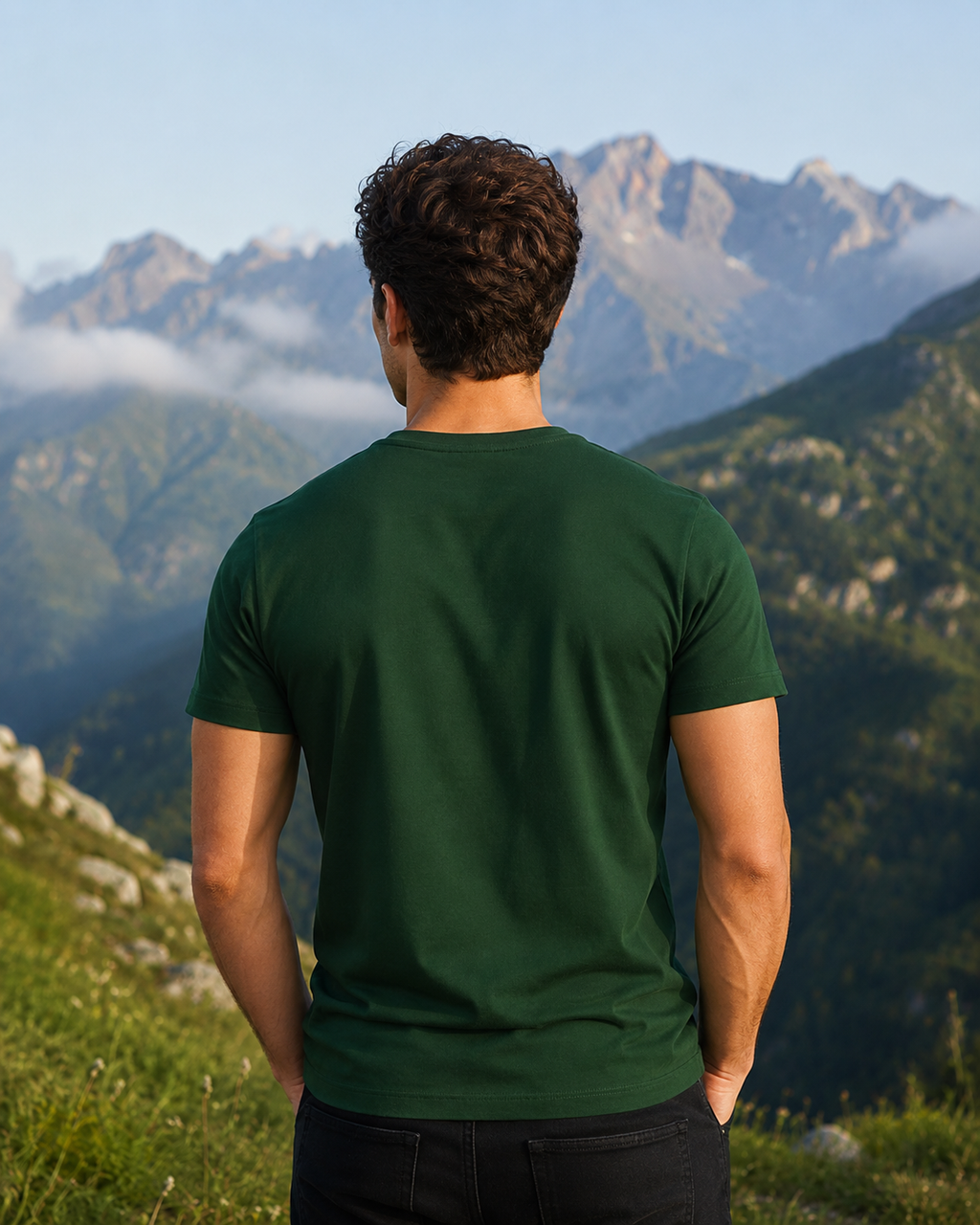 Green Regular Fit T-Shirt