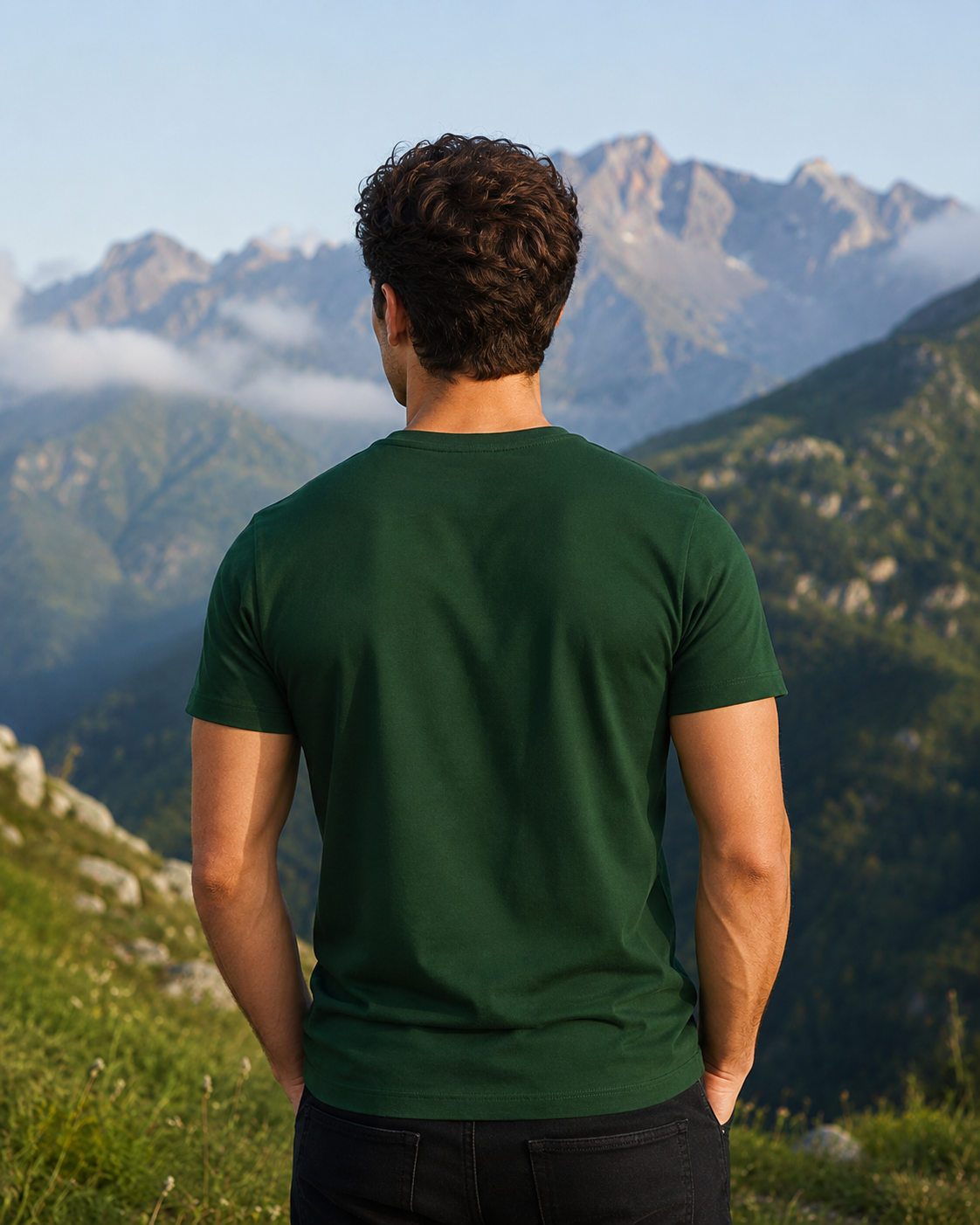 Green Regular Fit T-Shirt