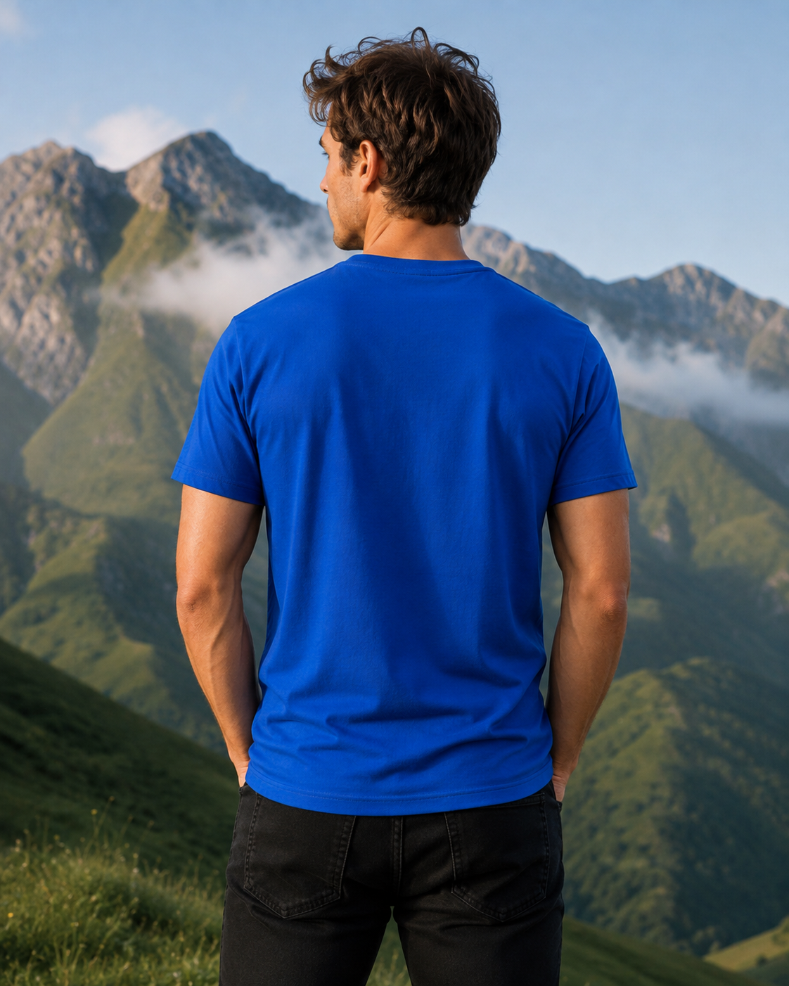 Blue Regular Fit T-shirt