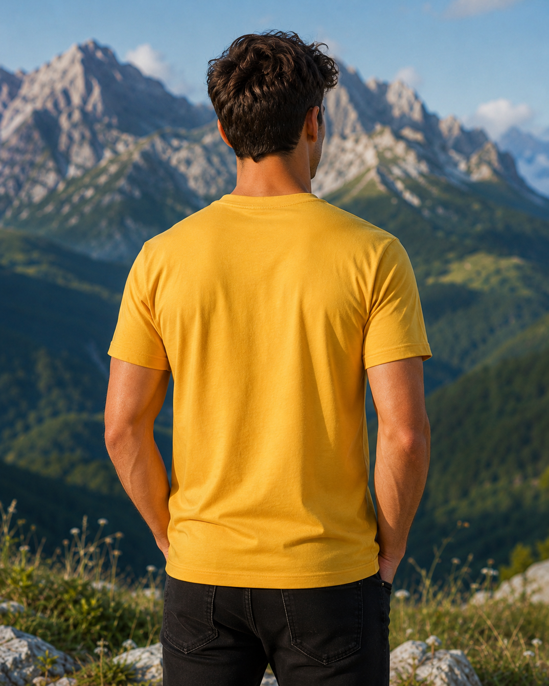 Yellow Regular Fit T-Shirt